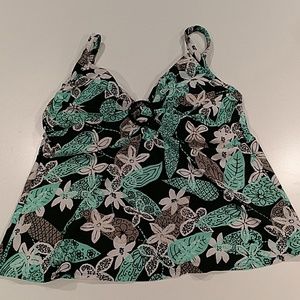 Pure Paradise floral tankini top